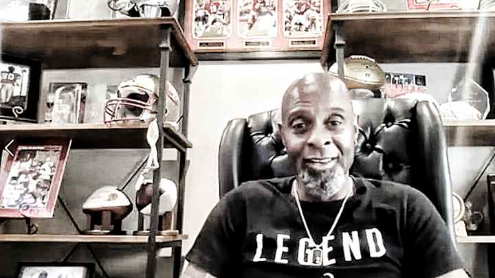 Jerry Rice: 'Still a Lot to Get Done' at Alma Mater Jerry Rice: 'Still a Lot to Get Done' at Alma Mater