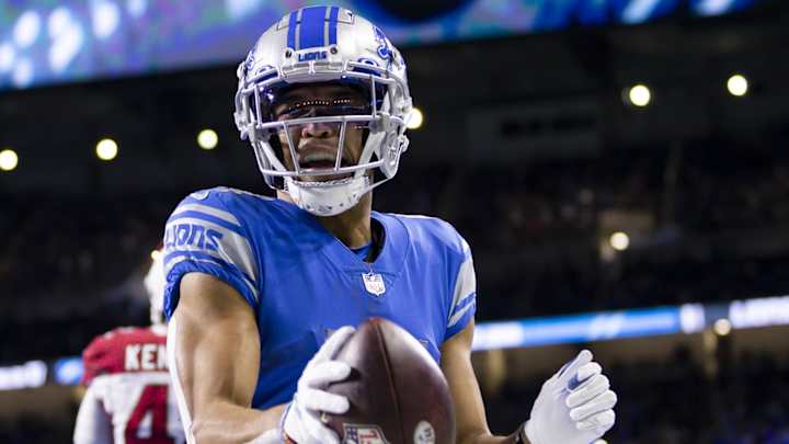 Lions’ Amon-Ra St. Brown Can List All 16 WRs Drafted Before Him