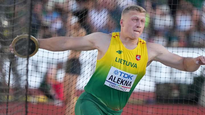 Cal Track and Field: Mykolas Alekna Advances to Finals of the European Championships