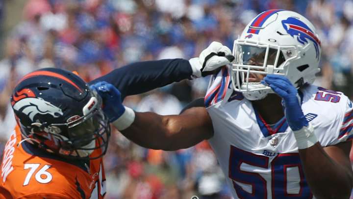 HC Nathaniel Hackett Addresses Broncos' Horrendous O-Line Play in Buffalo HC Nathaniel Hackett Addresses Broncos' Horrendous O-Line Play in Buffalo