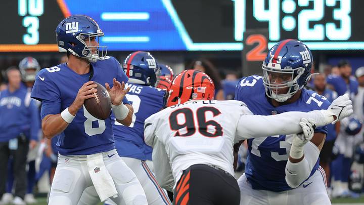 Halftime Observations: Youngsters Flash, Bengals Lead Giants 9-7