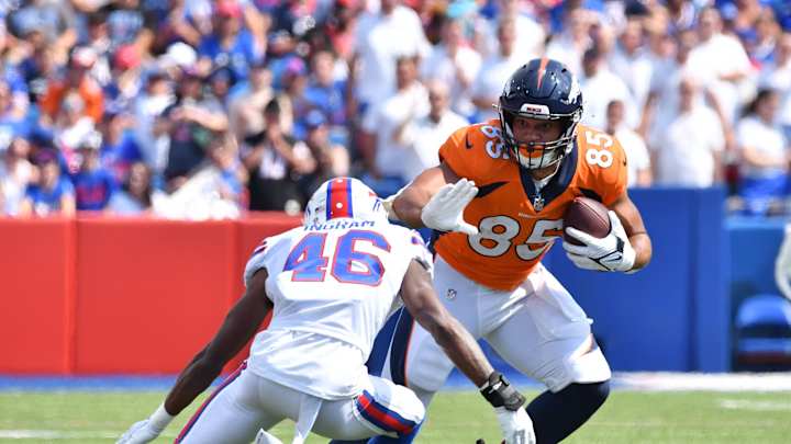 Broncos' HC Says TE Albert Okwuegbunam 'Needs Some Reps' Broncos' HC Says TE Albert Okwuegbunam 'Needs Some Reps'