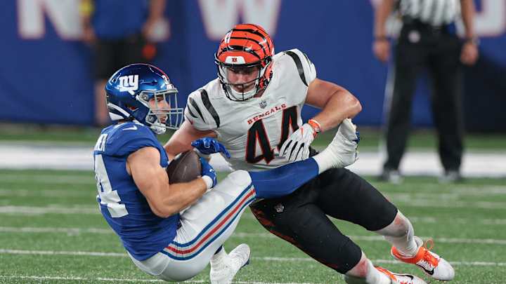 Clay Johnston Wasn't Happy After Bengals' Loss to Giants: 'I Really Don't Even Care' About 20 Tackle Performance Clay Johnston Wasn't Happy After Bengals' Loss to Giants: 'I Really Don't Even Care' About 20 Tackle Performance