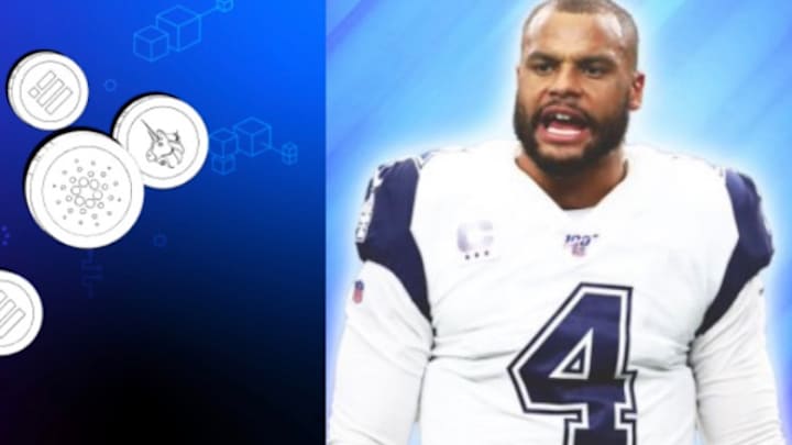 Cowboys QB Dak Prescott Signs as Blockchain Crypto Spokesman Cowboys QB Dak Prescott Signs as Blockchain Crypto Spokesman