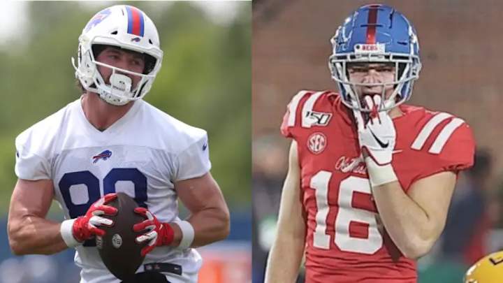 Buffalo Bills' Dawson Knox Back At Practice Following Death of Brother Luke