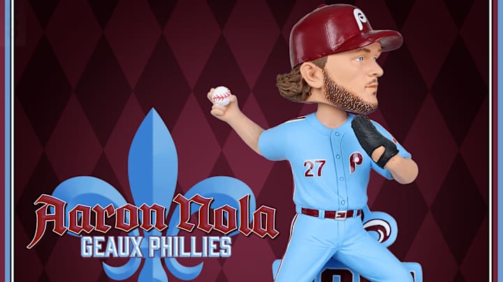 FOCO Releases Exclusive Phillies Aaron Nola-Designed Bobblehead