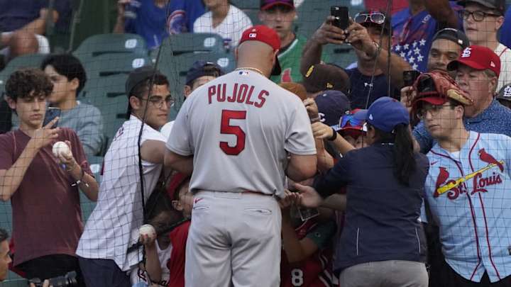 WATCH: Albert Pujols Gives Game-Worn Jersey to Young Cardinals Fan