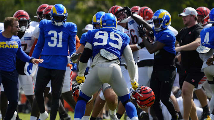 Suspension Not Likely For Rams Star Aaron Donald After Helmet Swinging Brawl With Bengals