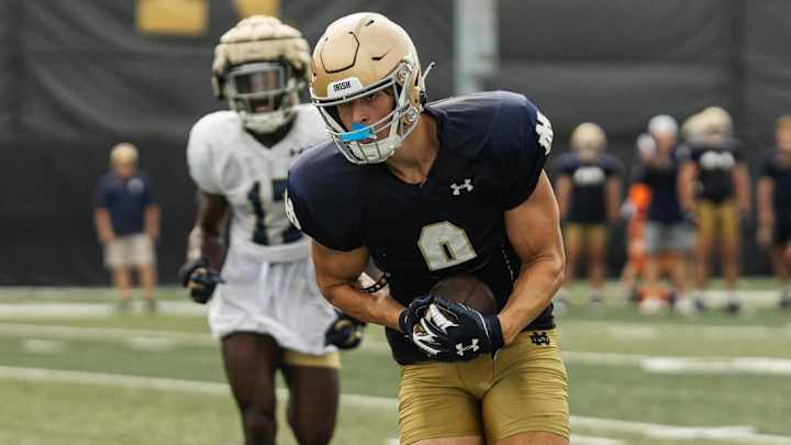 Notre Dame Notebook: Gerad Parker Talks Michael Mayer, Freshman Tight Ends, Kevin Bauman Notre Dame Notebook: Gerad Parker Talks Michael Mayer, Freshman Tight Ends, Kevin Bauman