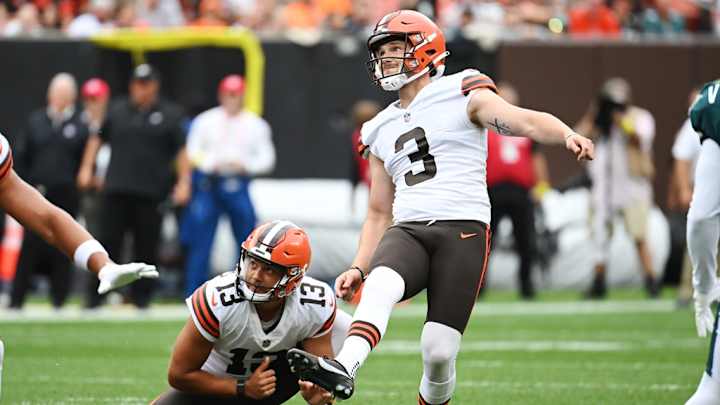 Kicker Cade York Presents Unique Opportunities, Quandaries for Browns Kicker Cade York Presents Unique Opportunities, Quandaries for Browns