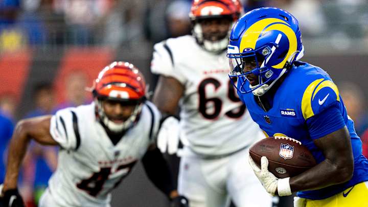 WATCH: Rams QB Bryce Perkins Scrambles for Another Highlight TD WATCH: Rams QB Bryce Perkins Scrambles for Another Highlight TD