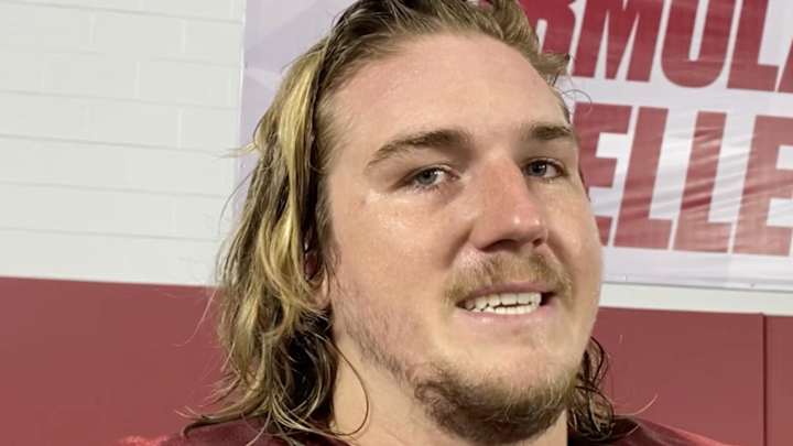 WATCH: Oklahoma OL McKade Mettauer