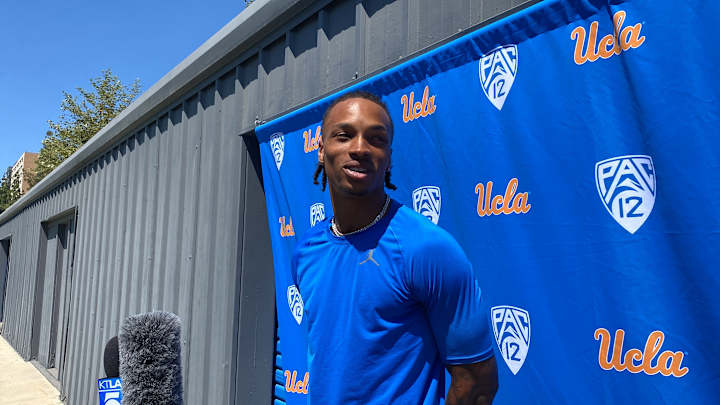 WATCH: Dorian Thompson-Robinson Talks Final Season Opener at UCLA