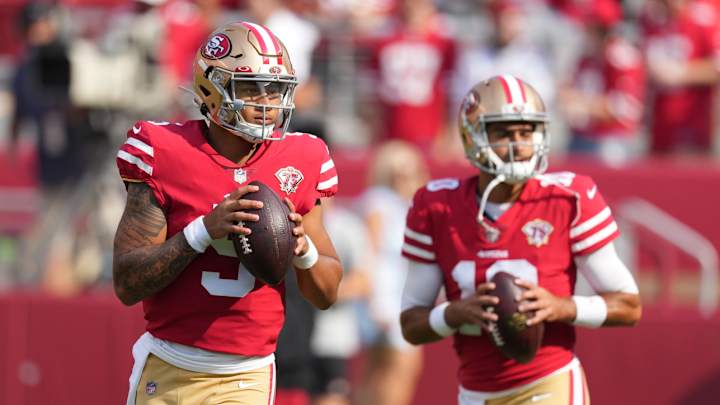 Trey Lance Shows Support for Jimmy Garoppolo in Instagram Post