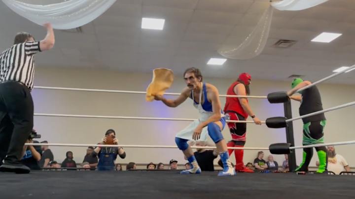 Meet Luigi Primo, Wrestling’s Pizza-Making Viral Sensation
