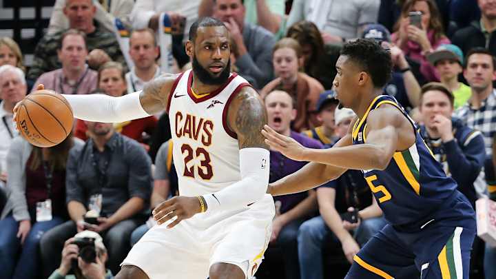 LeBron James Reacts to Cavaliers Trading for Donovan Mitchell