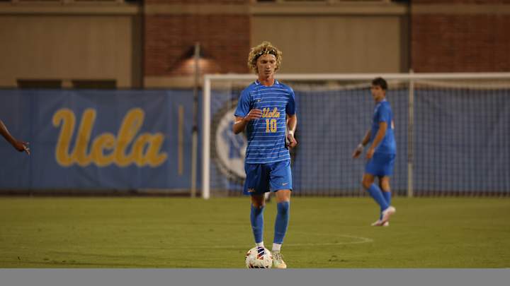 High-Scoring Match Ends in UCLA Men's Soccer Win Over Liberty