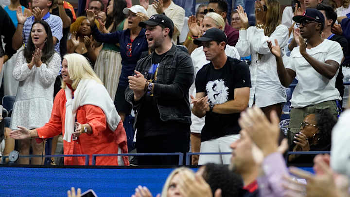 Serena Williams’s Husband Sports Shirt With Picture of Daughter, Olympia