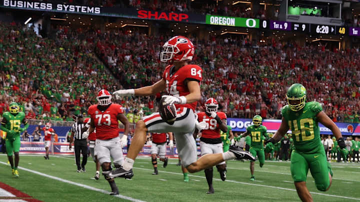 Halftime Notes: Georgia vs. Oregon