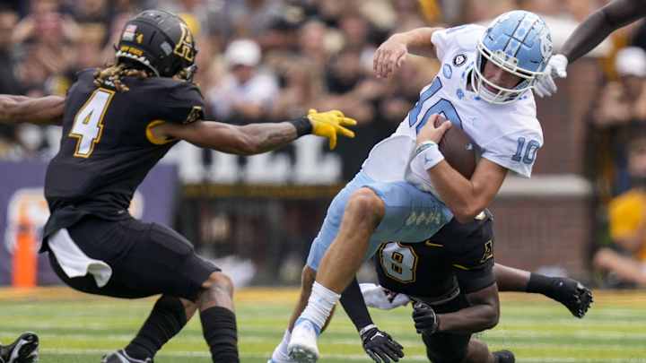 Tar Heels’ Mack Brown, Drake Maye React to Win Over App State