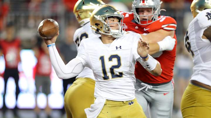 Tyler Buchner's Opening Performance Added To Marcus Freeman's Confidence