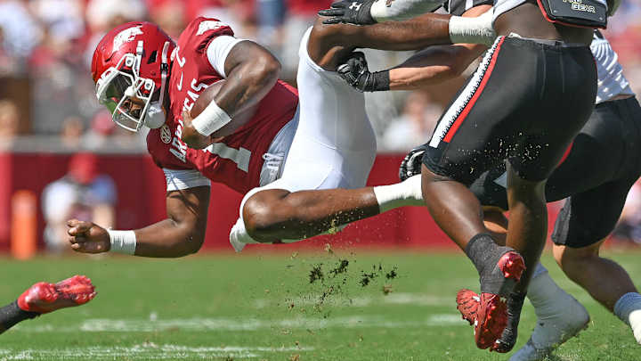 Even Hogs’ Coach Sam Pittman Knows It’s KJ’s Team Even Hogs’ Coach Sam Pittman Knows It’s KJ’s Team