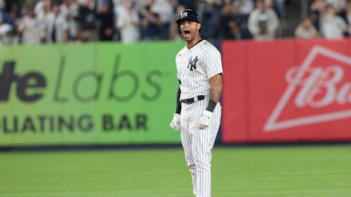 Aaron Hicks Reacts to Being Benched After Costly Misplays in Left Field