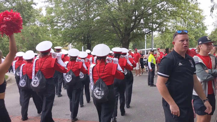 NC State Football Enters Carter-Finley Stadium For First Home Game