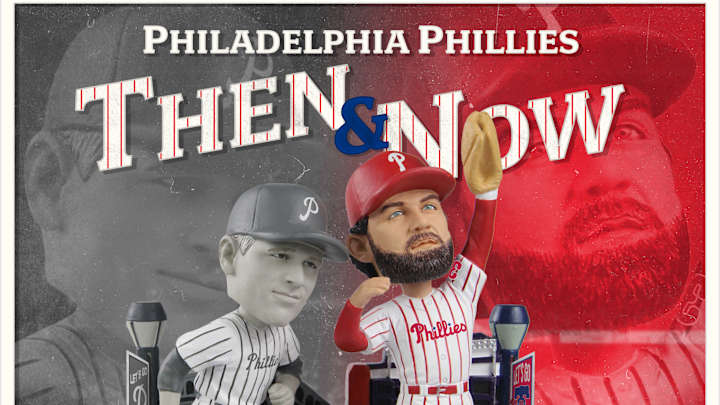 FOCO Releases New Phillies 'Then and Now' Ashburn and Harper Bobblehead FOCO Releases New Phillies 'Then and Now' Ashburn and Harper Bobblehead