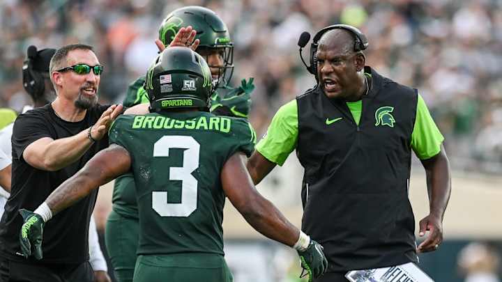 MSU tailback Jarek Broussard: Rushing attack "will only get better" for Spartans MSU tailback Jarek Broussard: Rushing attack "will only get better" for Spartans