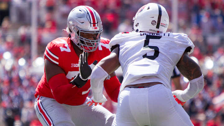 Ohio State Offensive Tackle Paris Johnson Declares For 2023 NFL Draft