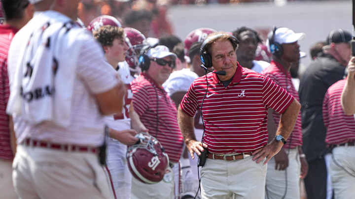 Alabama’s Saban Says Texas Would Be ‘Top Half’ of SEC This Year