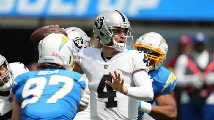 The Las Vegas Raiders Fall to the Los Angeles Chargers 24-19