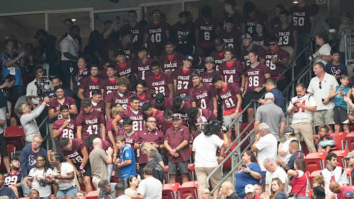Texans Host Uvalde High School Football Team for Season Opener vs. Colts Texans Host Uvalde High School Football Team for Season Opener vs. Colts