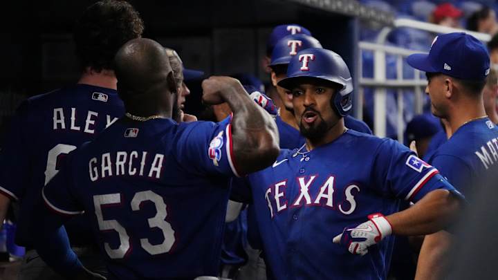 WATCH: Rangers Marcus Semien Forgets He's On-Deck, Races to Batter's Box