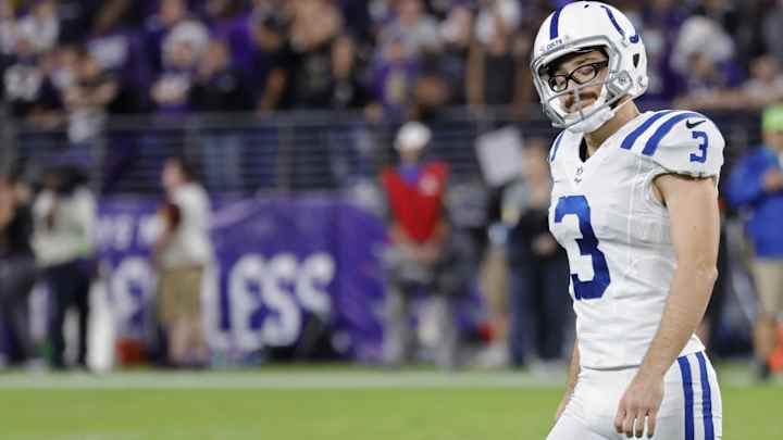 Colts Waive Kicker Rodrigo Blankenship After Week 1 Mishaps, per Report