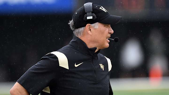 Wake Forest Head Coach Dave Clawson Sends Chris Elmore Classy Note Following Injury