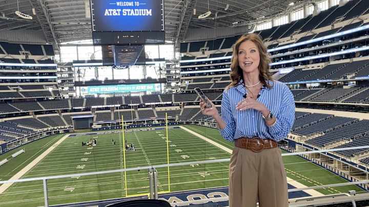 Cowboys Behind-the-Scenes Tour: Charlotte Jones WATCH - What's New At AT&T Stadium? Cowboys Behind-the-Scenes Tour: Charlotte Jones WATCH - What's New At AT&T Stadium?