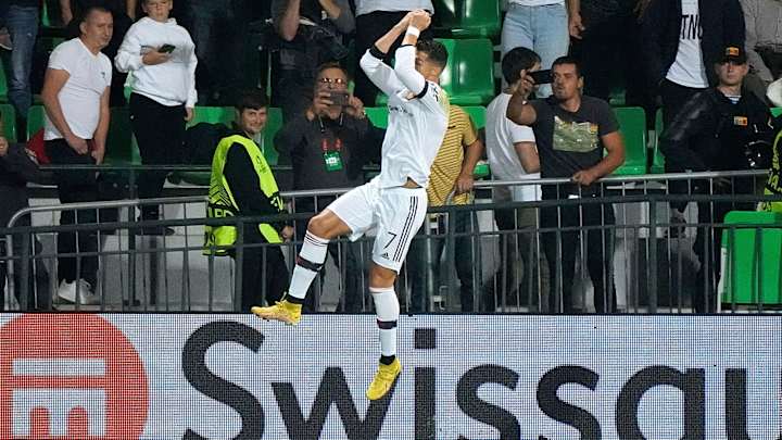 Cristiano Ronaldo Scores His First Europa League Goal