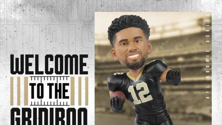 First Look: Chris Olave 'Welcome to the Gridiron' Bobblehead