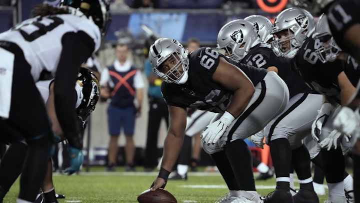 Las Vegas Raiders G Dylan Parham is Stepping In at Center