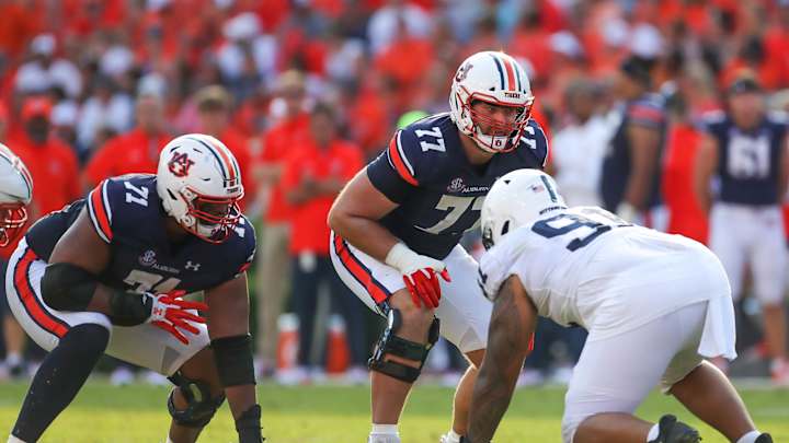 Who were the top 10 Auburn Tigers on offense against Penn State?