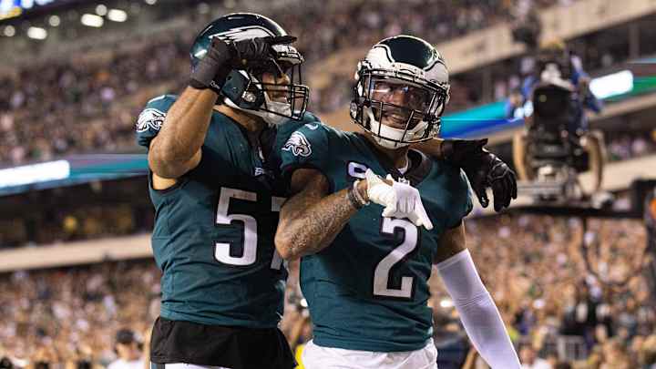 Darius Slay Puts on Show for James Harden, Bryce Harper, Fans