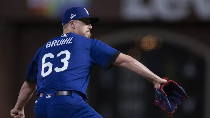 Dodgers News: Justin Bruihl First Career Save Comes with Messy Celebration