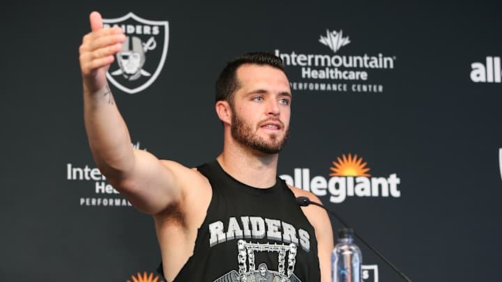 Raiders Derek Carr Turns Attention to the Titans