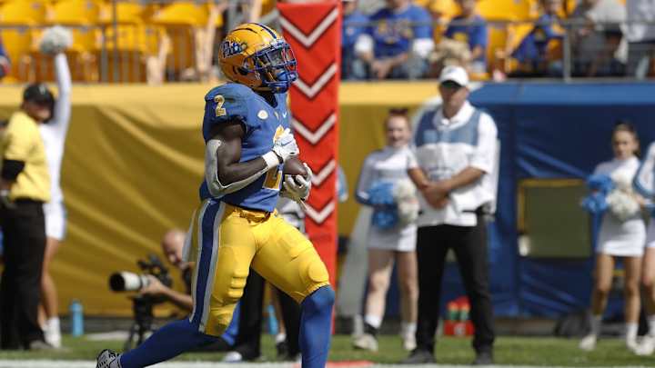 Israel Abanikanda's Career Day Leads Pitt Past Rhode Island Israel Abanikanda's Career Day Leads Pitt Past Rhode Island