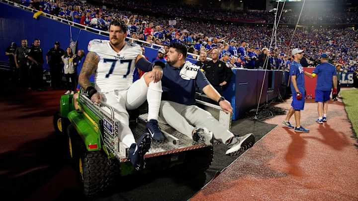 Titans Offensive Tackle Taylor Lewan Out For Season With Knee Injury Titans Offensive Tackle Taylor Lewan Out For Season With Knee Injury