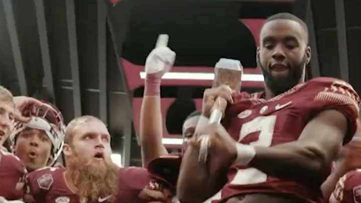 WATCH: Trey Benson breaks the rock after three touchdown performance