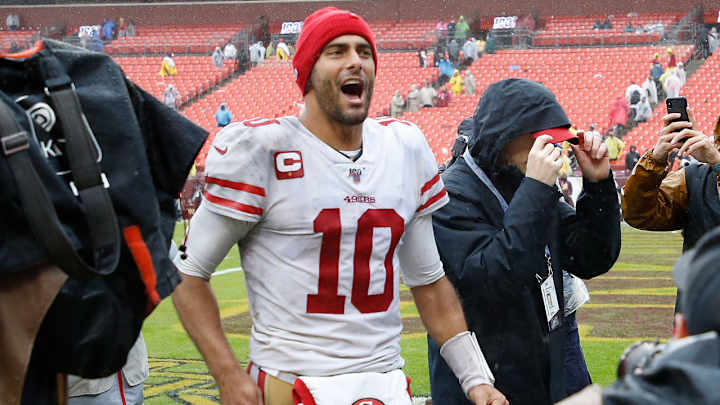 The 49ers Nearly Traded Jimmy Garoppolo to the Washington Commanders for Two Picks