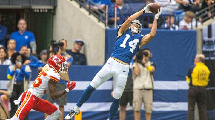 Alec Pierce Catches First NFL Passes, Makes Crucial Plays in Colts' 20-17 Win Alec Pierce Catches First NFL Passes, Makes Crucial Plays in Colts' 20-17 Win